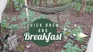 A quick leg stretch and brew in the woods.