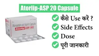 Atorlip-ASP 20 Capsule Uses in Hindi | | Side Effects | Dose