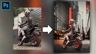 Photo background change in photoshop l Photo Manipulation tutorial