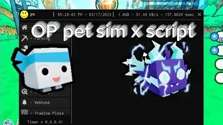 OP! Pet Simulator X Script (auto farm auto egg)  | Hydrogen & Fluxus & Delta