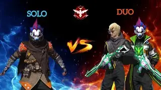 SOLO VS DUO 🔥 WITH GUILD MEMBERS 🥷🏻🥷🏻 OP BATTLE - GARENA FREE FIRE.