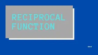 Reciprocal function