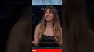 Mia Goth on Jimmy Kimmel Live - panel Reaction. 