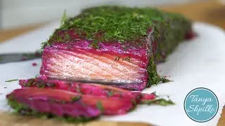How to Deliciously Salt Red Fish | Recipe from Jamie Oliver | Salmon Gravadlax | Tanya Shpilko