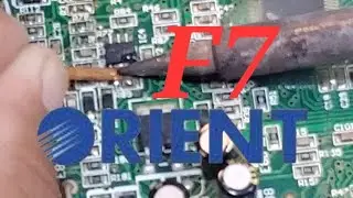 Orient DC inverter AC F7 error code AC PCB