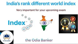 India’s rank in different world index…