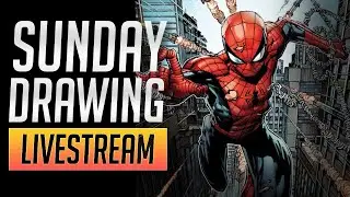 Sunday Drawing Livestream {Spiderman vs Venom 2}