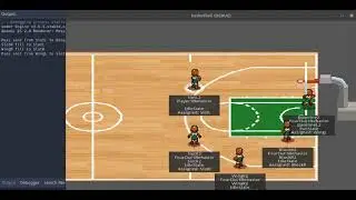 2D Retro Basketball Game - Teaching my game's AI