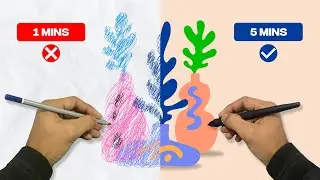 How to make illustrations in Illustrator- 5mins Illustration challenge #illustrator #challenge