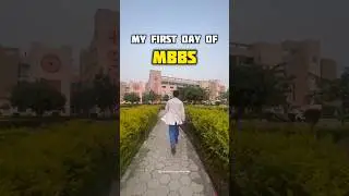 My First Day Of MBBS👨‍⚕️#aiims #mbbs #neetmotivation #shorts #viral #medico