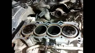manually piston moving | water in piston | water Leakage in cylinder head | gasket leakage