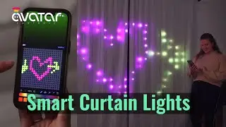 Smart Curtain Lights String with 400 RGB LEDs DIY Your Effects
