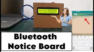 DIY Bluetooth Notice Board with Arduino Nano | Display Text from Your Phone!  #arduinoproject