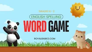 Word Scramble Fun! | K-2nd Grade Quiz |#KidsQuiz #WordScramble #RoyalBabiez #KidsLearning