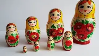 Matrjoschka Spielzeug Überraschung Matreshka Weihnachtsmann