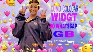 como pegar o widget do zap gb👉👈❤️