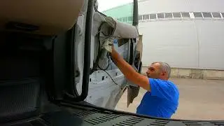 Mercedes Actros mp 4 door soundproofing