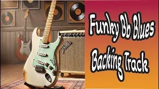 F# Funky Blues Guitar Jam Track | Groove and Improv Playground