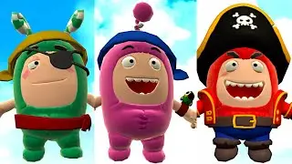 Oddbods Turbo Run - Pirates of Oddbods Zee, Newt and Fuse on the Run