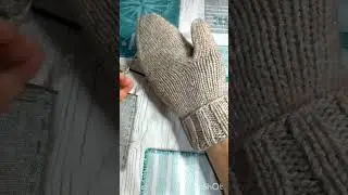 Бабушкины варежки спицами. Подробное описание.