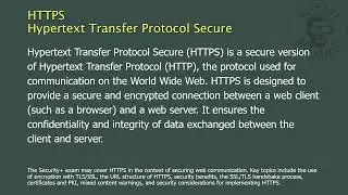 HTTPS - Hypertext Transfer Protocol Secure