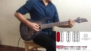 Coil Splitting an Ibanez s570DXQM