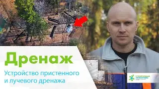 Как сделать лучевой дренаж на участке и пристенный дренаж?