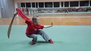 Dao shu - 32 forms. Arisha Ruchko, 8 years old