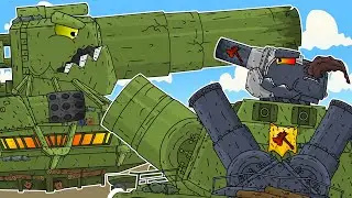 Battle of the Infernal KV-44 - Cartoons about tanks