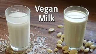 How to make ALMOND and COCONUT milk (easy steps)