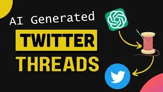 How I post banger tweets threads with artificial intelligence - Twitter Bot Tutorial
