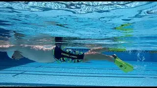 Using Fins - Learn to Swim - Freestyle for beginners - Using flippers - front crawl - freestyle kick