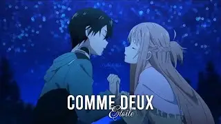 || Nightcore AMV || Comme Deux Étoiles - @Isaac-mu3yx (+LYRICS)