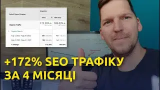 +172% SEO ТРАФІКУ ЗА 4 МІСЯЦІ (проміжний результат)