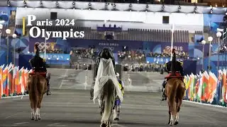 Paris 2024 Olympics | Opening ceremony preparation.