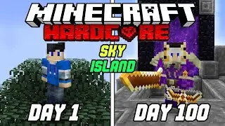 I Spent 100 Days in Modded SkyBlock Minecraft... Here's What Happened