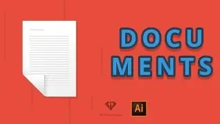 Documents! Vector document in Adobe Illustrator - speedart #12