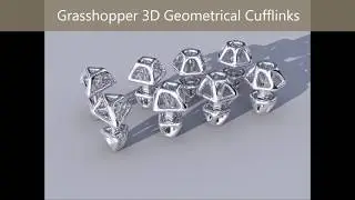 Grasshopper 3D   Geometrical Cufflinks