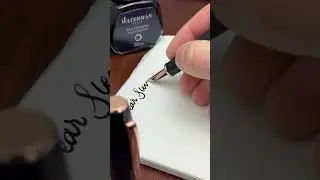 Fountain Pen ASMR - Scribo Feel Dandy Notturno with a medium flex nib