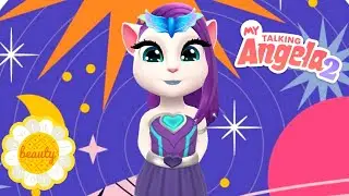 My Talking Angela 2 Sticker Book and Space Update Gameplay Walkthrough Episode 252