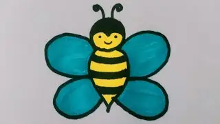 How to Draw a Butterfly 🦋 #viral #trending #art #easydrawing #kidsvideo #draw #kidslearning