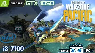 Call of Duty Warzone Pacific | GTX 1050 + i3 7100 | Low Settings | 1080p