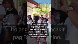 Saying Goodbye...Ito yung part na pinakamasakit pag Family Reunion