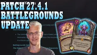 Anomalies Rate + Heroes Adjusted Patch 27.4.1 Hearthstone Battlegrounds News