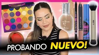 ¡PROBANDO MAQUILLAJE NUEVO! SENCILLO JAJA