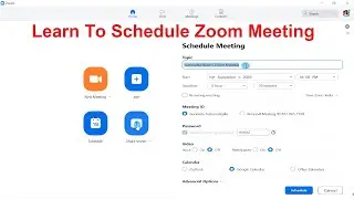 How to Schedule a Zoom Meeting in Advance And Add In Google Calendar Step by Step Tutorial In Hindi