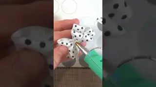 Secrets of craftsmanship School bows baby diy kanzashi