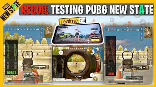 PUBG New State Guns Recoil Testing | No recoil 😱 #RealmeC3 #realme #redmi #krafton #samsung