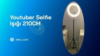 Halka LED Tripod 210 cm [RİNG LİGHT] - (Youtuber Setup)