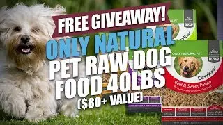FREE GIVEAWAY! Only Natural Pet Raw Dog Food 40lbs ($80+ value)